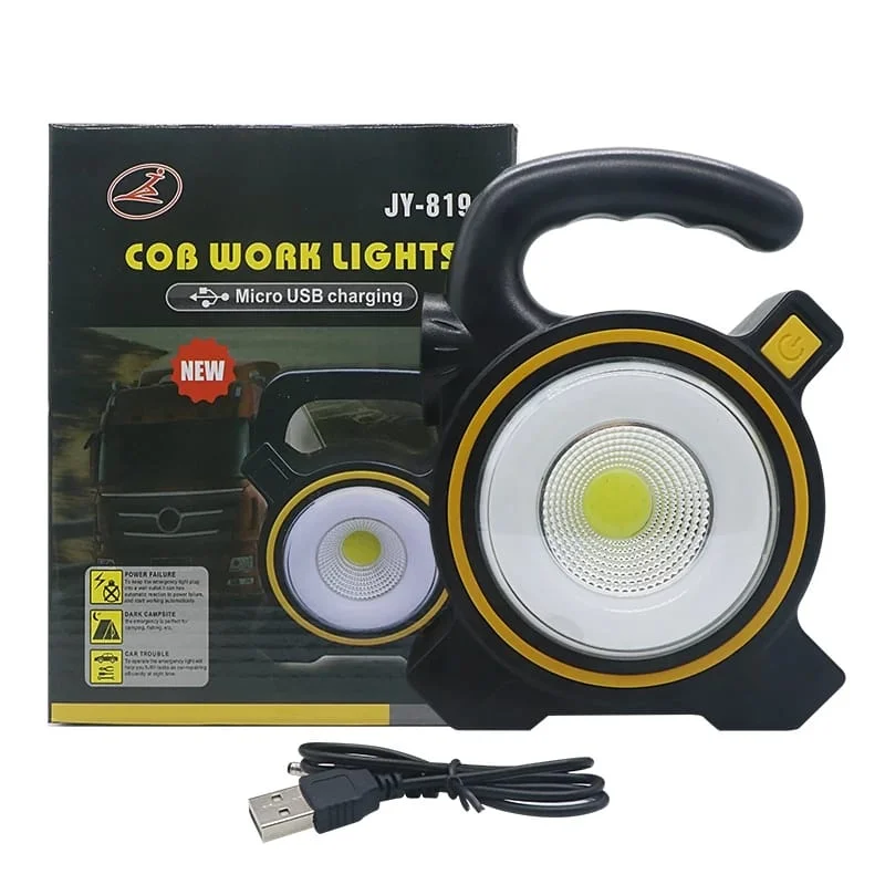 UGSTORE Solar Powerful COB Work Light LED Multifunction Outdoor Camping Portable Lighting