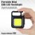 UGSTORE Small LED Flashlight 800 Lumens COB Portable Pocket Light with Bottle Opener LED Front Light  (Black)